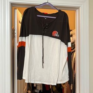 CLEVELAND BROWNS WOMANS TOP